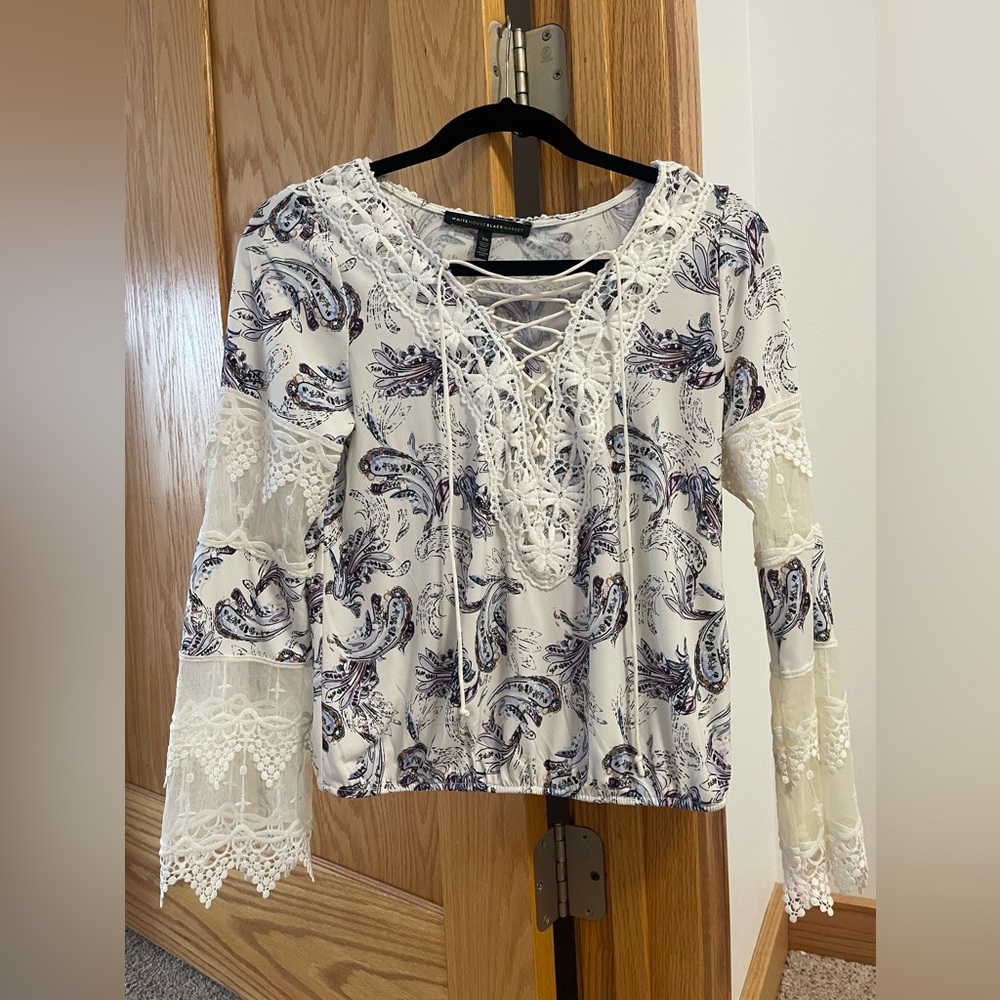 Boho style blouse
